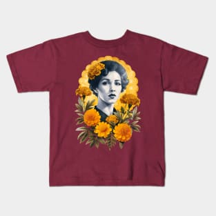 Marigold Flowers Kids T-Shirt